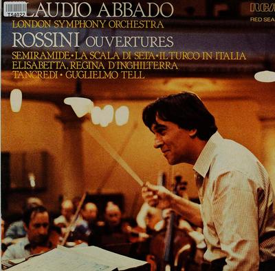 LP Record GIOACCHINO ROSSINI, CLAUDIO ABBADO, - Rossini Ouvertures 318675 RCA Red Seal 1978 Germany Classical Used