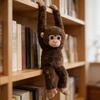 Monkey Plush Toy with Long Hands Realistic Soft Stuffed Animal Doll Small Monkey Plush for Kids Girls Boys Birthday Gifts