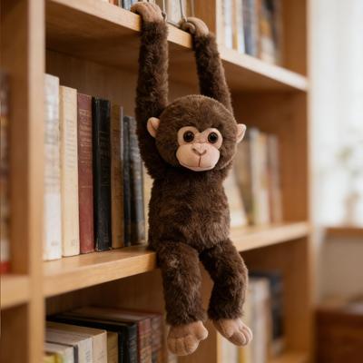 Monkey Plush Toy with Long Hands Realistic Soft Stuffed Animal Doll Small Monkey Plush for Kids Girls Boys Birthday Gifts