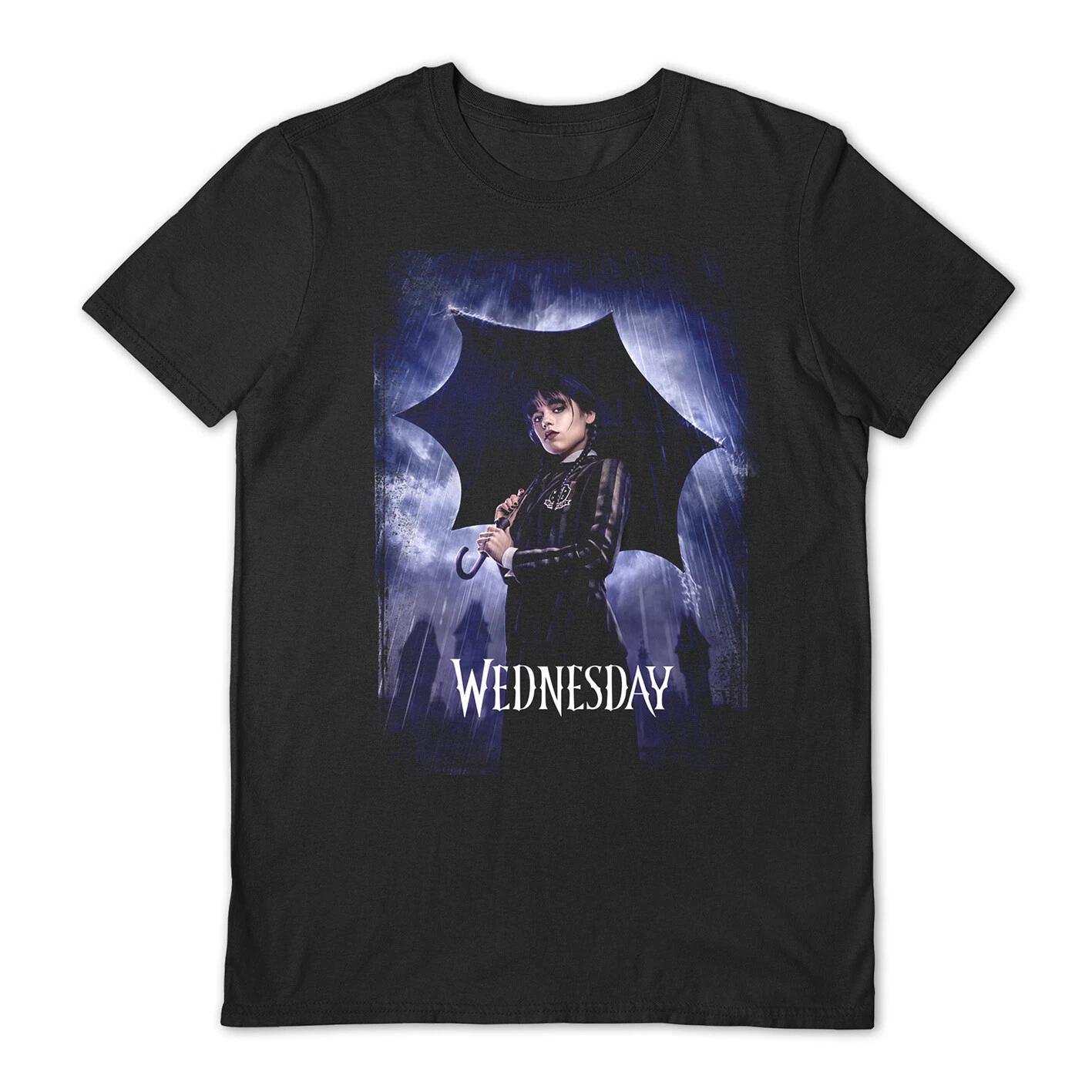 

Wednesday - Umbrella - Official Black Short Sleeve T-shirt 4XL