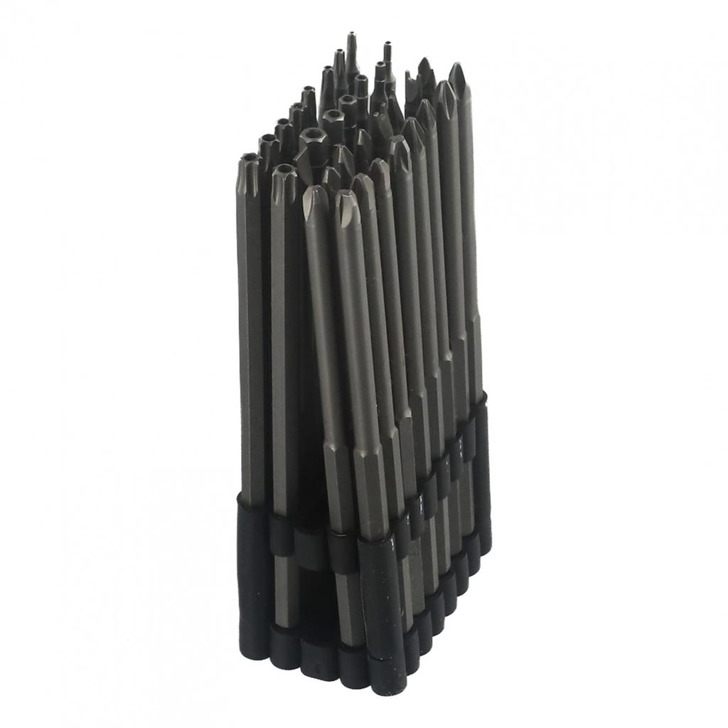 Silver Screwdriver Bit Set Tamper Proof Wide Applications