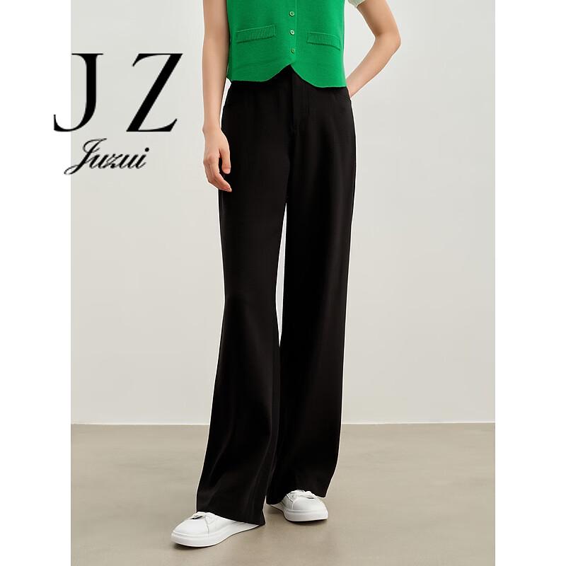 JUZUI Women s Acetate Commuter Casual Pants M