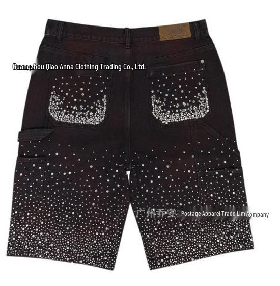 Jeans Uomo 2026 Retro Cross Strass