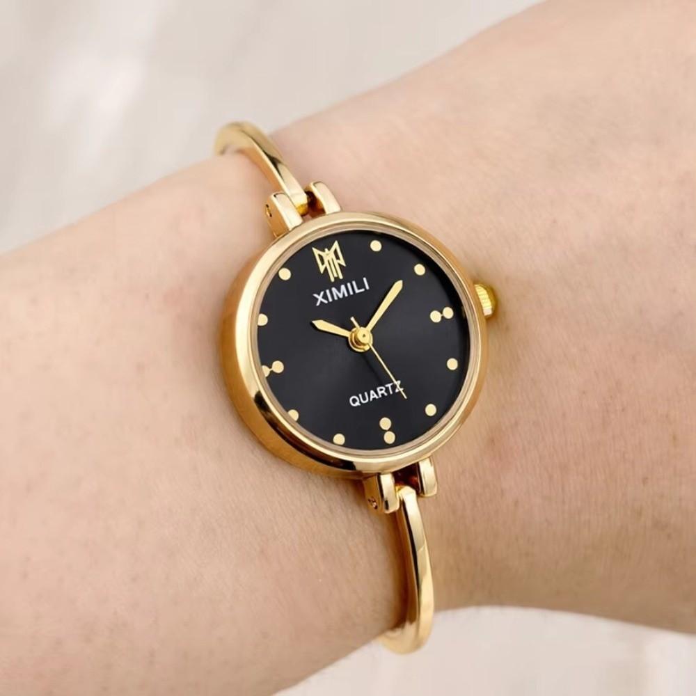Open Design Quartz Watch Square-shaped Dial Ladies Watch New Pearl Watch  for Women