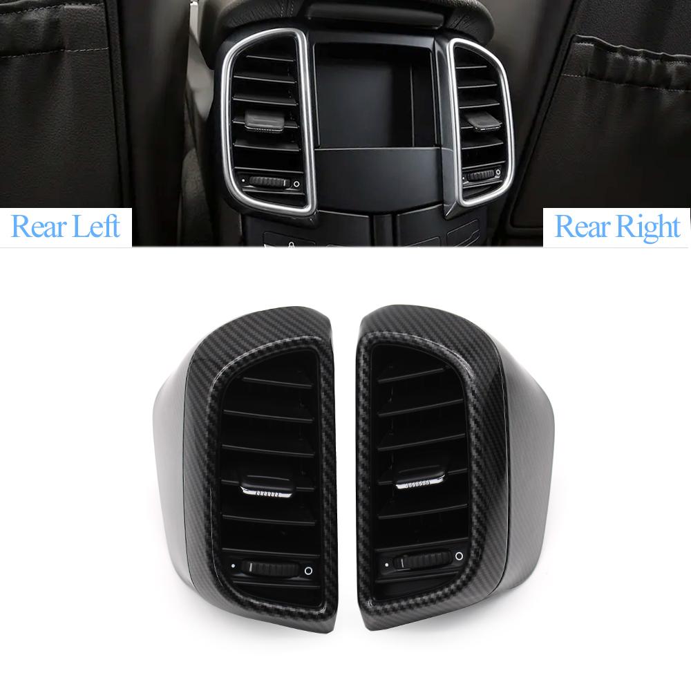 Carbon Vorne Links Rechts Zentrale Hinten Klimaanlage AC Vent Grille Outlet Komplette Baugruppe Für Porsche Cayenne 7P5