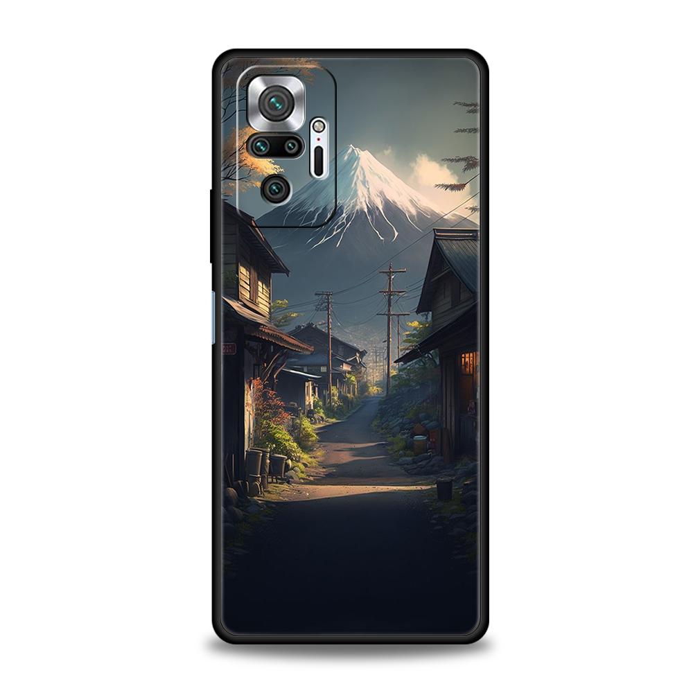 

Japan Anime Landscape Phone Case For Xiaomi Redmi Note 12 5G 10C 10 11 9 8 Pro Plus 9S 7 8T 9T 9A 8A 9C K50 K40 Gaming Cover Redmi Note 8 Pro