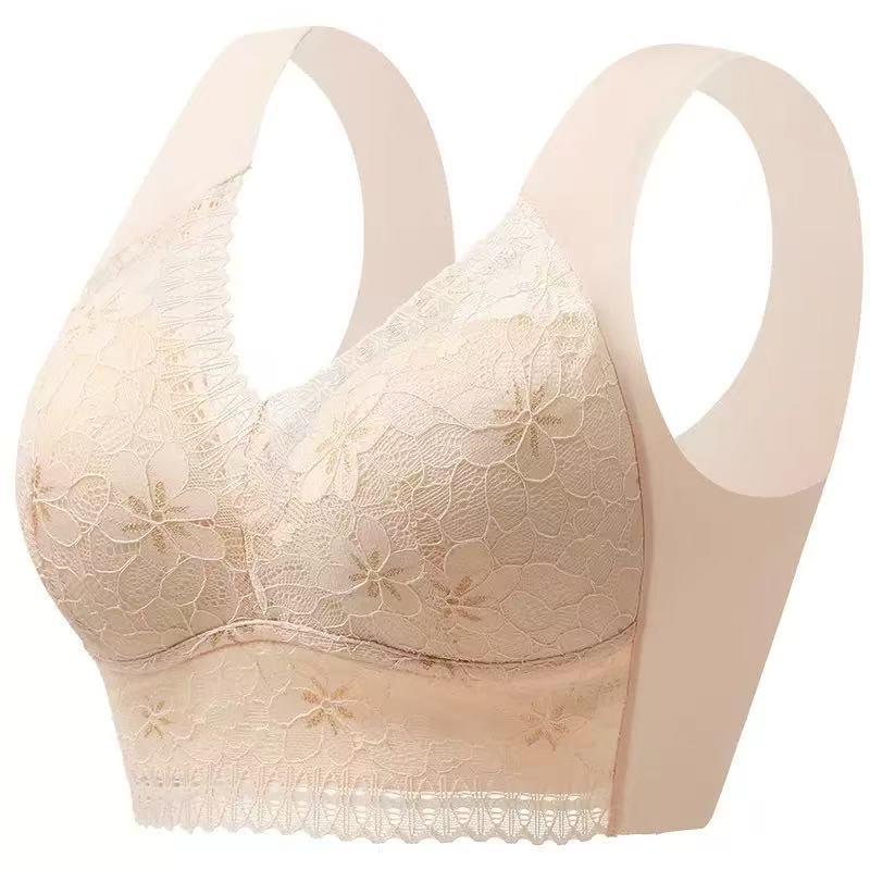 Top-Selling Seamless Plus Size Lace Bra: Ice Silk, Anti-Sagging, Comfortable, and Anti-Exposure
