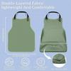 Waterproof Adult Feeding Bib Reusable Dining Clothing Protector Apron  Disabled Individuals
