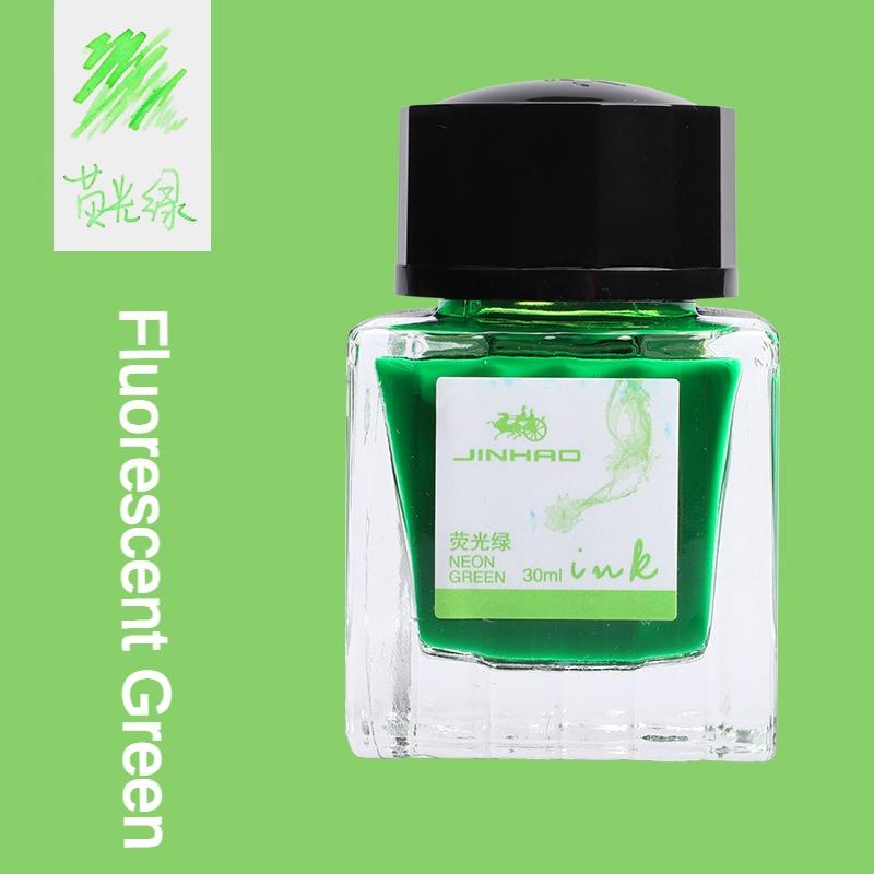 

JINHAO 50/30ml Glass Bottled Ink Fountain Pen Portable Pen Ink Quality Not Hurt Pen Ink Refill School Office Supplies Stationery фарби люмінесцентні зелений колір