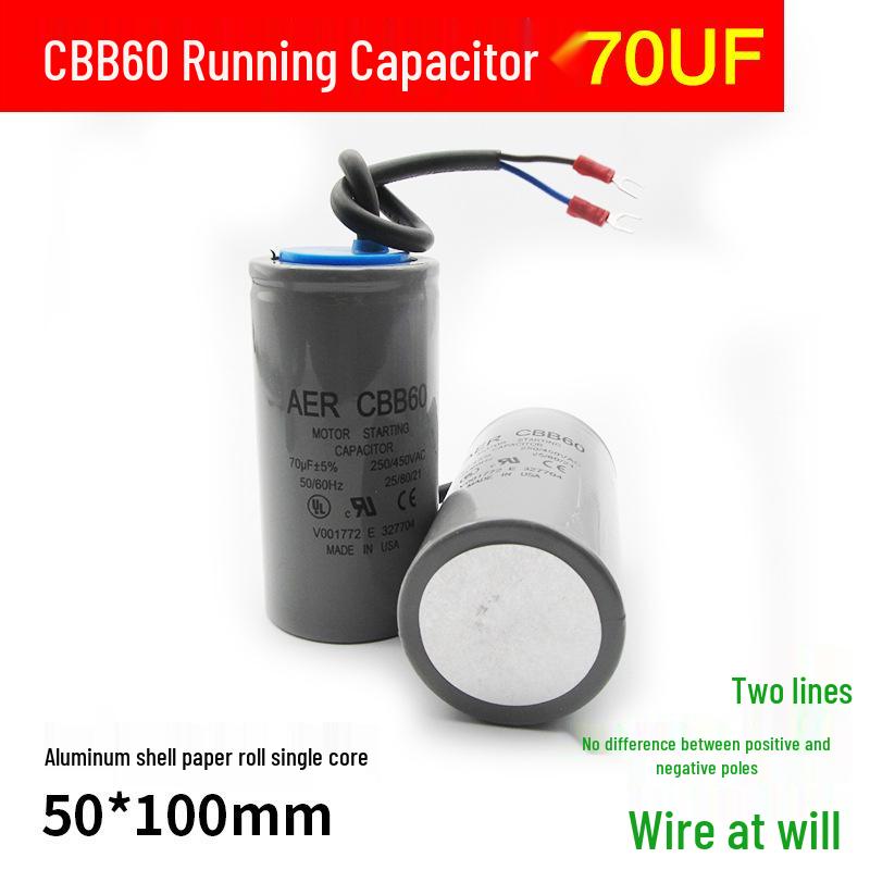 Washing Machine Start Capacitor CBB60 3-20UF for Spin Dry/Dehydration