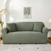 Soft Fleece Sofa Cover Full Elastic Knitted Corn Grain Pure Color Seat Cushion Cover
