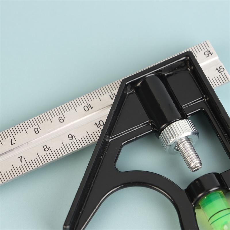 Angle Square Measuring Tools Set Precise Aluminium Adjustable Combination Spirit Level