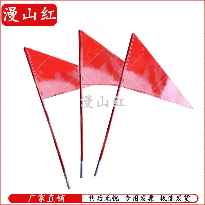 

Red Triangular Sports Marker Flag