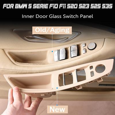High Quality ABS Car Side Inner Door Panel Handle Sedan Pull Trim Cover For BMW 5 Serie F10 F11 520i 525d 535i 550i
