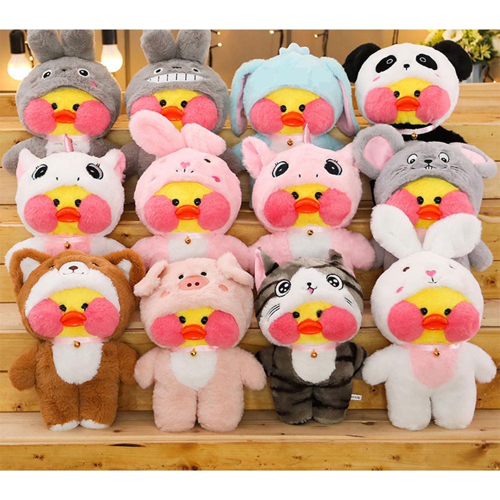 Yellow Duck Animal Toy Cosplay Cat Dog Plush Dolls Toy Children Holiday Christmas Gifts