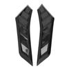 2 Pcs Gloss Black Hood Vents Bonnet Cover Rubber Front Bonnet Vent Universal for Car