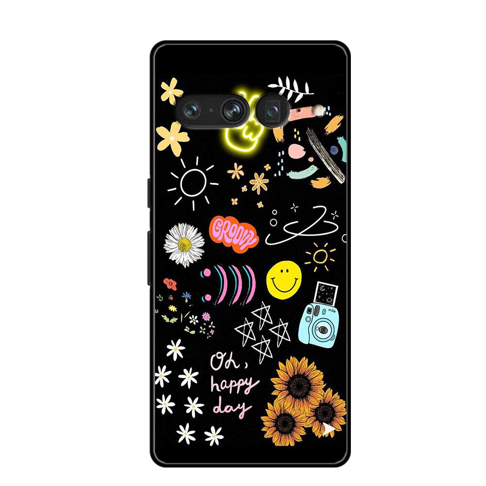 Pouzdro pro Google Pixel 7 6 Pro 5 4 3 3a XL 5a 4a 5G Měkké pro Pixel 6Pro 4XL 3XL 3aXL Zadní kryt Fundas Měsíc Astronaut