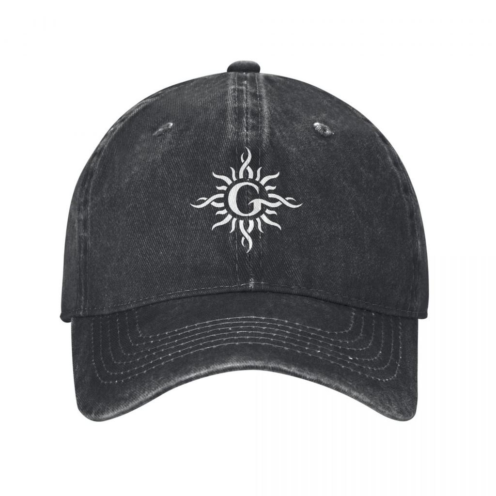 Cappellino da Baseball Classico Godsmack con Logo G Unisex in Denim Usurato Cappellino Parasole per Band Heavy Metal per Esterno Tutte le Stagioni Cappellino da Viaggio
