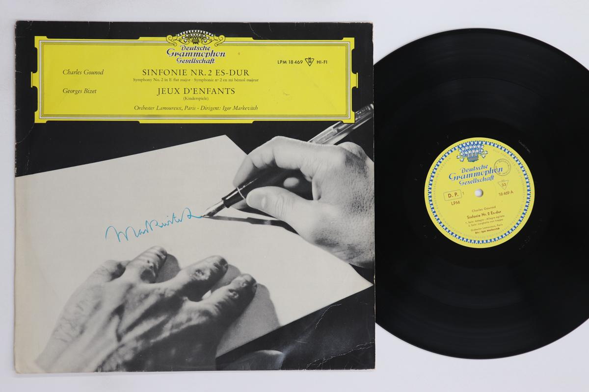 

LP Record IGOR MARKEVITCH, ORCHESTER LAMOUREU - Gounod Sinfonie Nr2 Es Dur / Bizet LPM18469 DEUTCHE GRAMMOP 1958 Germany Classical Used
