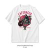 Riders Rebel Garage Cotton T Shirt Unisex Adult Couple Streetwealtops Tee Short Sleev Casual