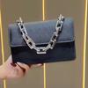 Borsa a mano con tracolla per abbigliamento formale da sera, Borsa a mano con tracolla a catena, Borsa a mano da donna per portarla a tracolla