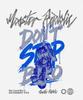 MONSTER REPUBLIC Rabbit Don'T Stop Bro Blue T-Shirt White_9174