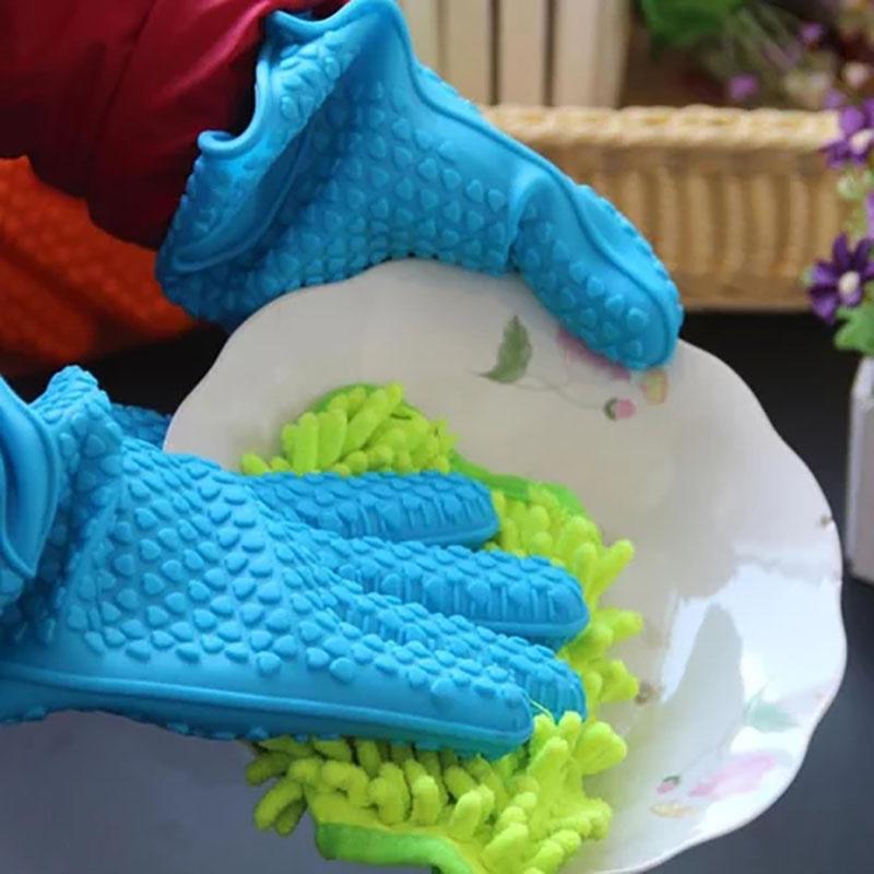 Versatile Silicone Heat Resistant Gloves For Kitchen Oven Grill And Bbq Adventures