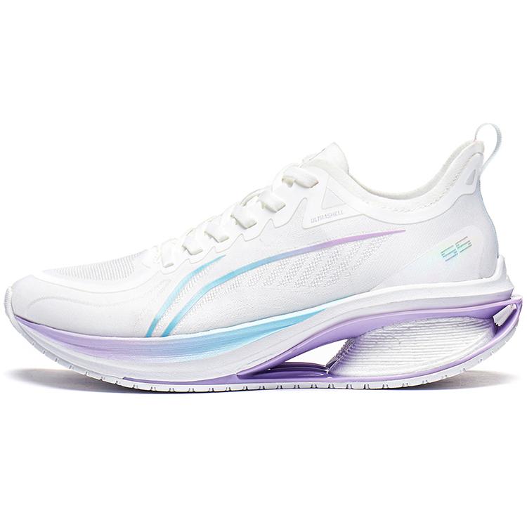 New LiNing WuShi 5S 3.0 Anti Slip And Wear Resistant Breathable Low Top Casual Running Shoes Women's White Blue Purple ARST002-1