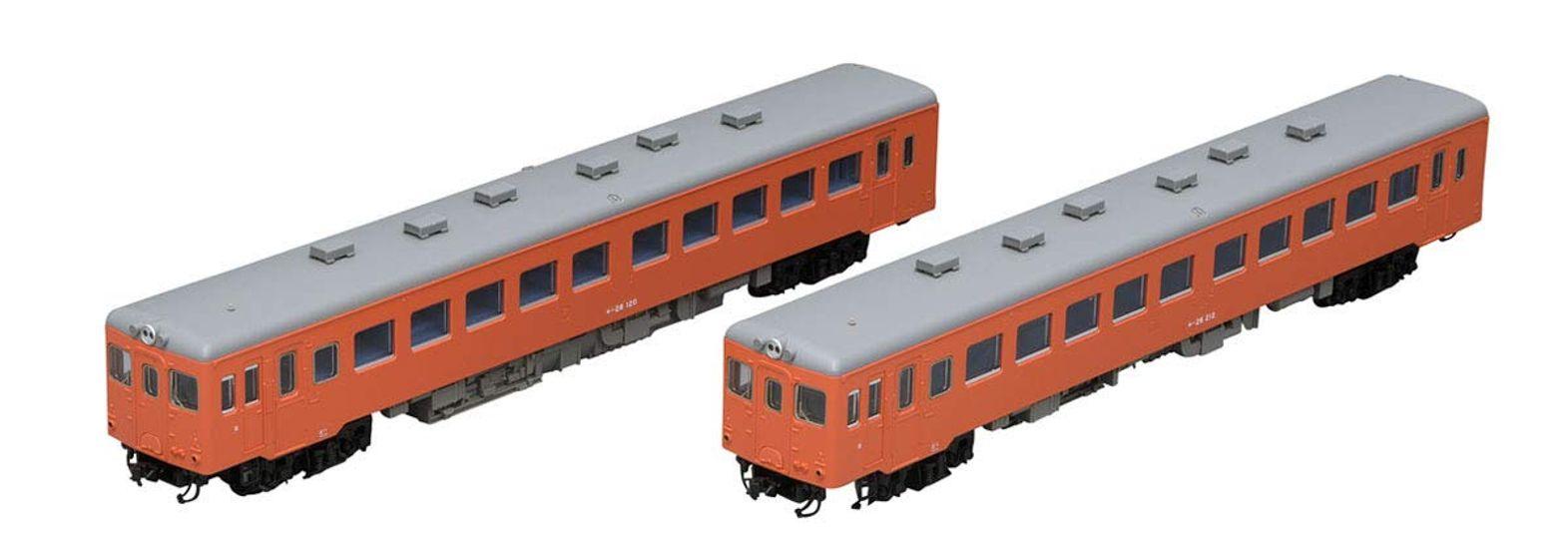 

TOMIX N Gauge Kiha 26 Type Metropolitan Area Color Single Window Set 2 Cars 98084 Railway Model Diesel Car
