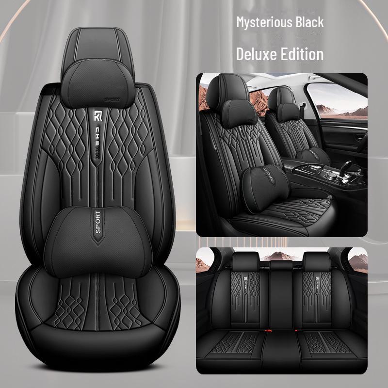 2023 Full-Cover Full-Leather Four-Season Universal Car Seat Cushion