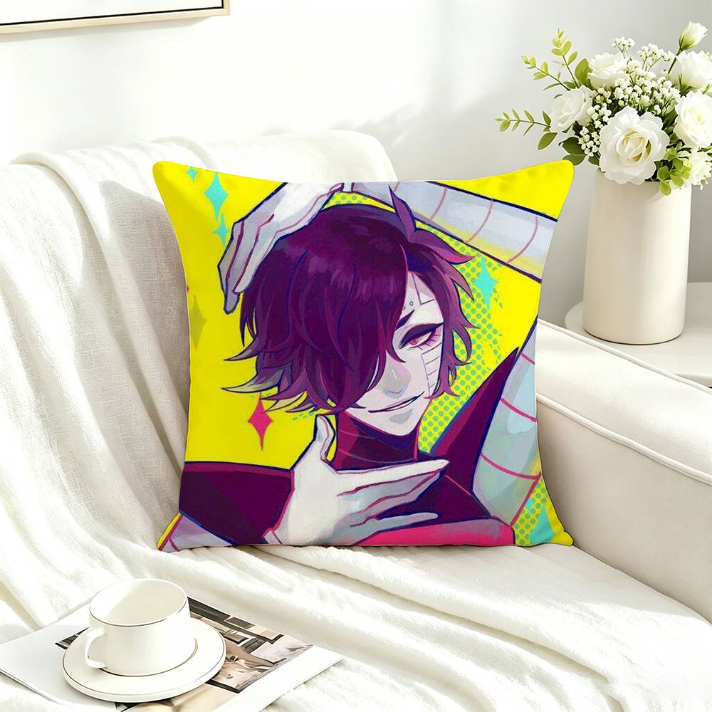 GAME Mettaton EX Anime Square Double-Sided printed Pillow Case Bedroom Bedside Pillow Sofa Cushion Cover