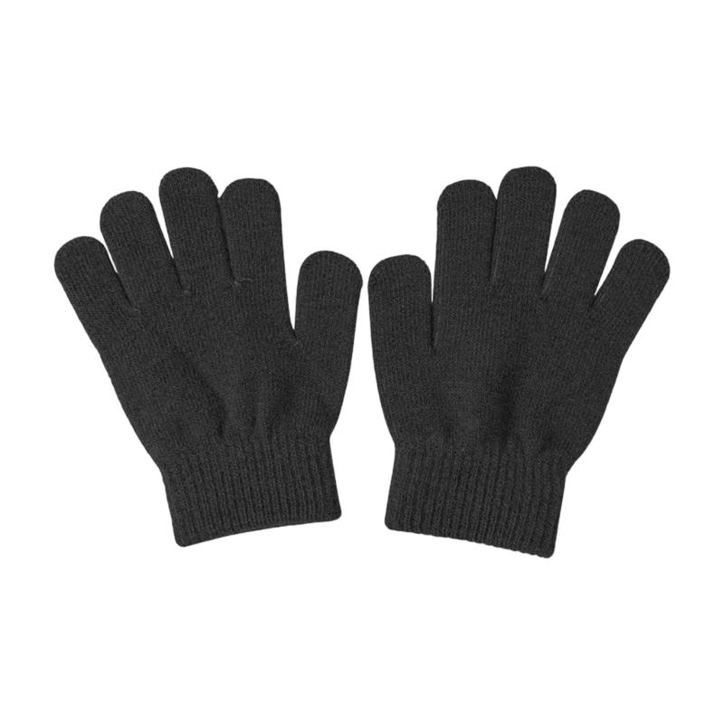 1 Paar Dehnbare Baby-Strickhandschuhe Bequemes Strickgewebe Weiche Thermische Winter-Handbekleidung Für Kinder 4+8T