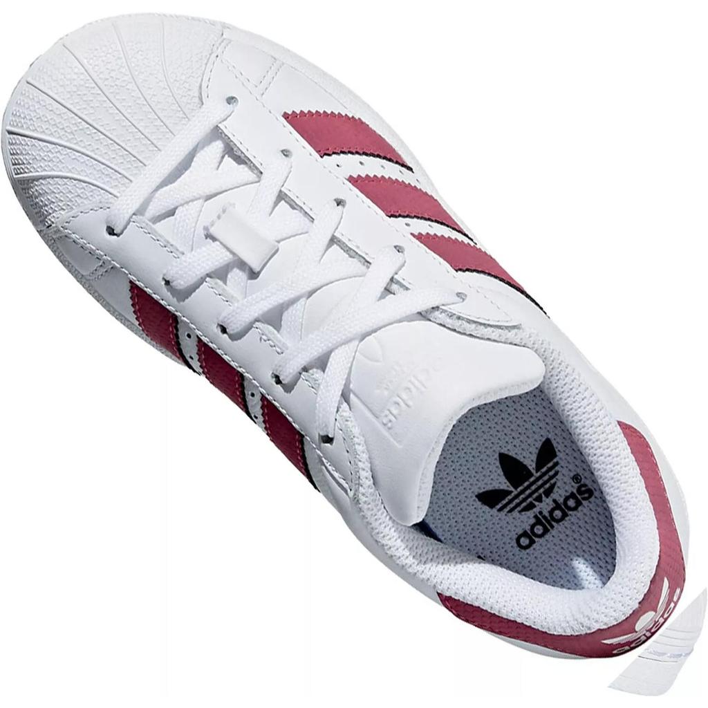 Adidas Originals Superstar Simple Comfortable Durable Low-Top Kids Sneakers Kids Sneakers White CQ2723