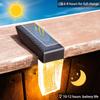 Right Angle Solar Deck Lights 2.4w 1.2v Abs Pc Intelligent Night Light Lamp Waterproof Power Bulb Warm White/white & Rgb Outdoor