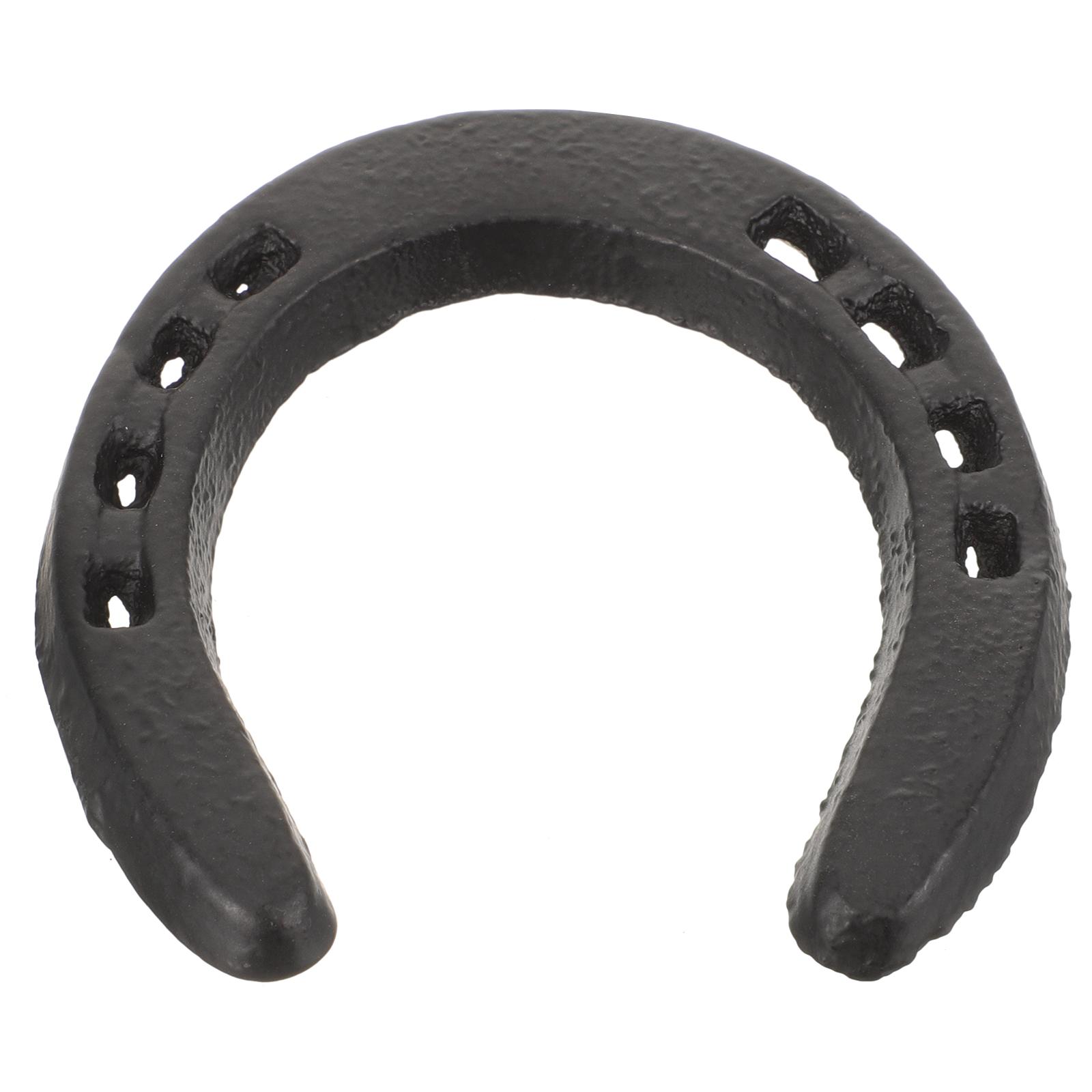 Large Cast Iron Horseshoe Wall Hanging Metal Wall Sculpture Horseshoe Shaped Figurines Iron Wall Art Sculptures Horseshoe чёрный