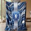 Chelsea FC Themen-Decke Weiche Flanell-Decke Plüsch-Überwurf Gemütliche Sofa-Bett-Decke für Wohnkultur