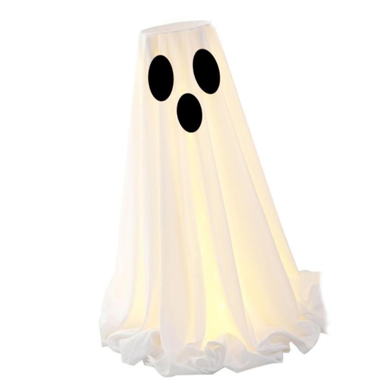 Halloween Decorations - Halloween Specter Candy Bowl Stand Decoration with LED Lights - Enchanting Specter Candy Holder for Front Door Porch Outdoor
