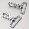 2Pcs 38mm Metal D-Ring Swivel Eye Clasps - Large for Craft Bags, Belts, Webbing & Keychains