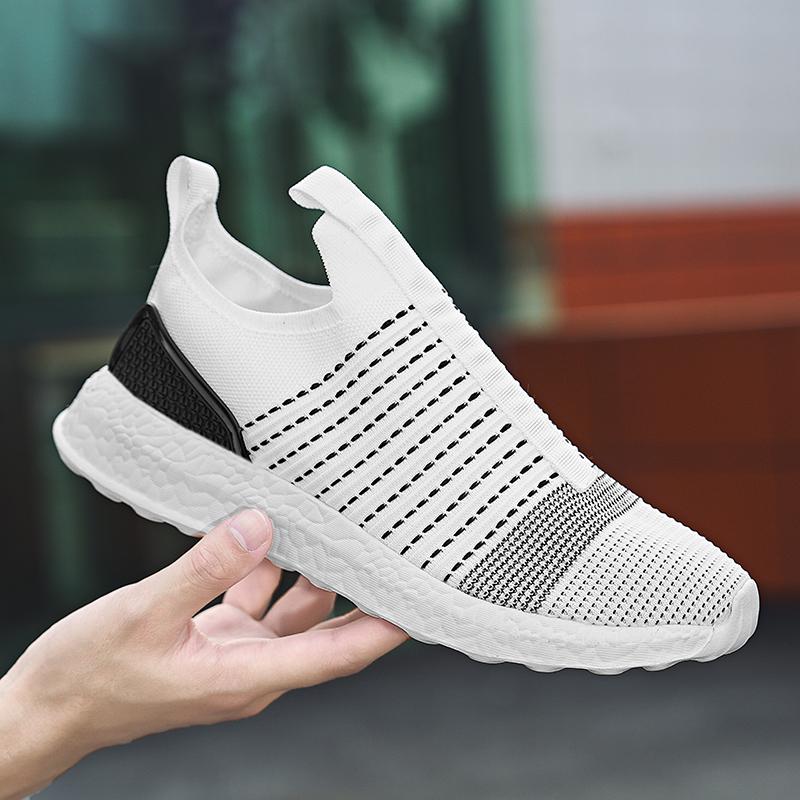 

Летняя удобная повседневная обувь, мужская спортивная обувь, легкая прогулочная дышащая обувь, подходящая для мужчин с бесплатной доставкой 46 белый