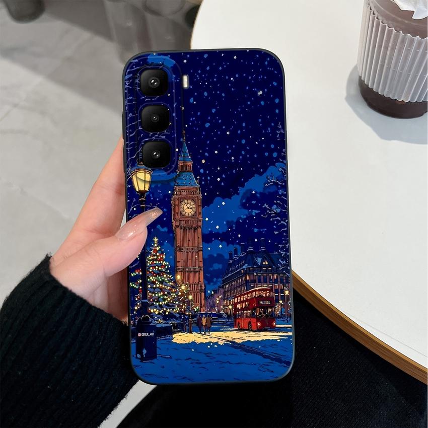 For Infinix Hot 60 50 Pro Plus 40Pro 30 Play 70 60i 50i 40i 30i Phone Case Sweet Bunny Cake New Upgrade Soft Smooth Silicone Lightweight Durable Shell