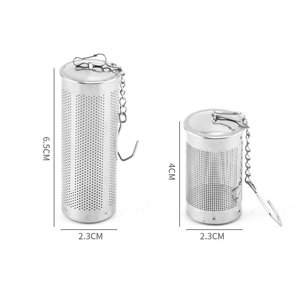 S/L Tea Ball Strainers Stainless Steel Mesh Filters Infuser With Chain Hook 65 Mm Kitchen Teaware Accessories Tea Infusers Kits