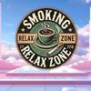 Pc D Flat Print Metal Iron Sign D Flat D Wall Artpc Smoking Area Relaxation Zone Signage  Vintage Metal Sign Cm