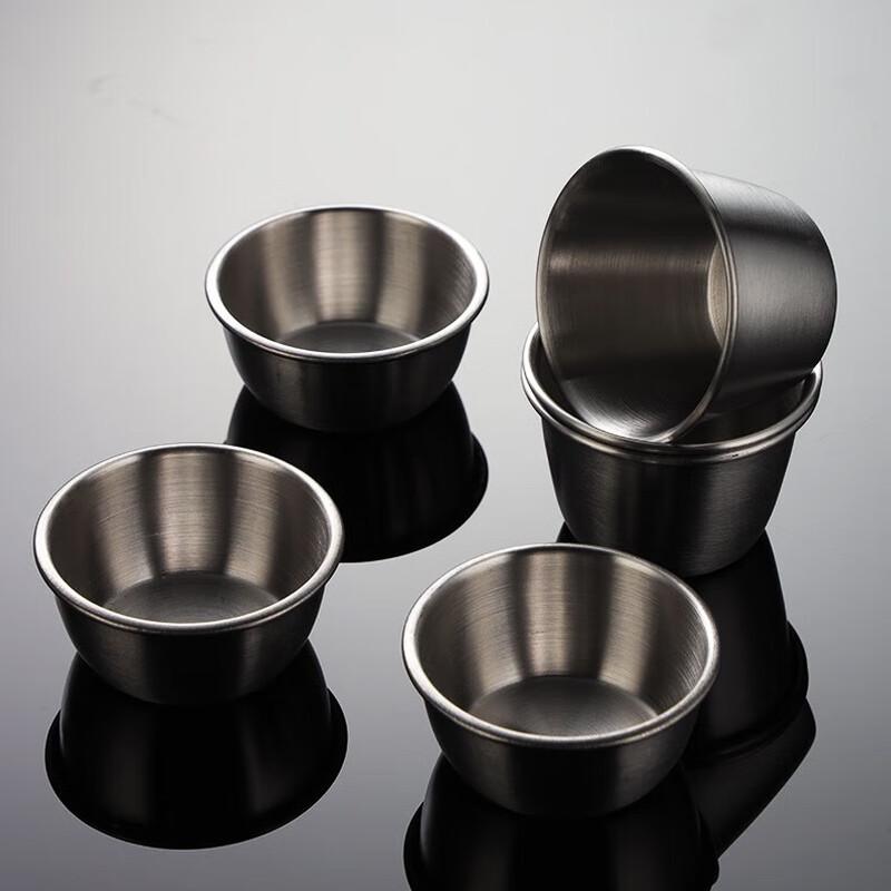 ZISIZ Stainless Steel 50ML Dipping Dish Set