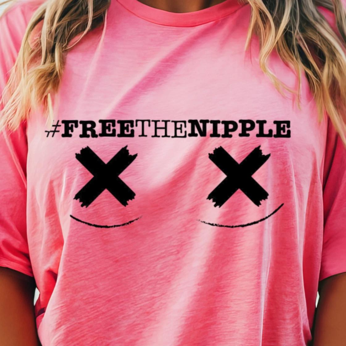 #FREETHENIPPLE T-Shirt | Feminist Statement Tee 4XL