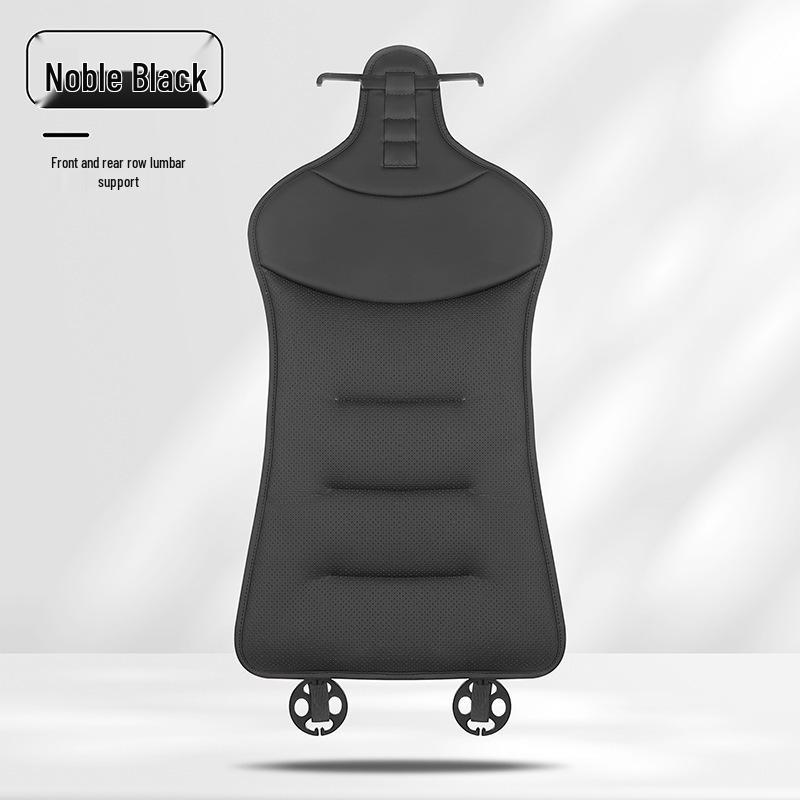 Universal Ventilated Car Seat Cushion for BMW, Mercedes-Benz & Xiaomi - Four Seasons, Lumbar Support, Rear Integrated, Single Driver Seat.