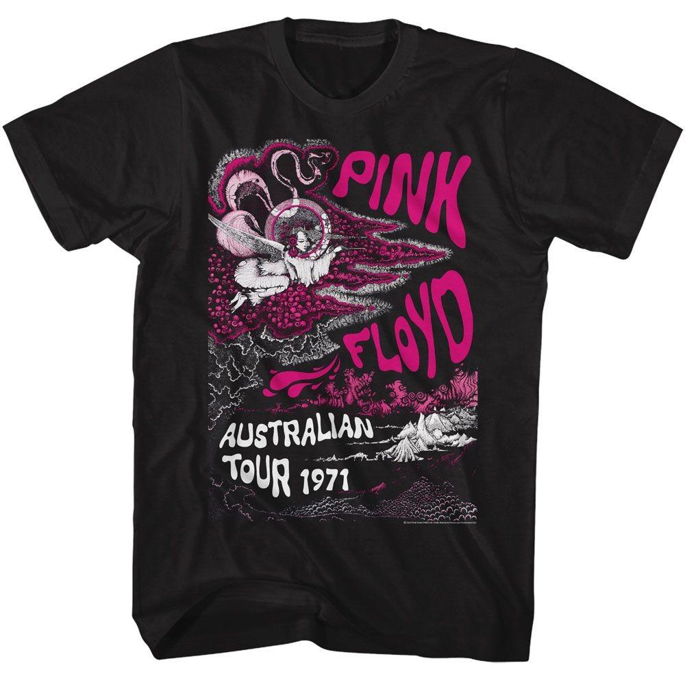Pink Floyd Austrlian Tour Music T-shirt Tops Tees Men's Women's Unisex