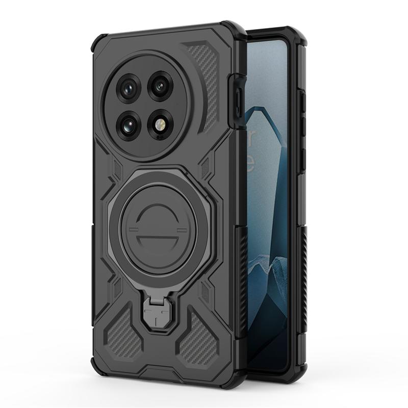 Magnetic Wireless Charge Cover For OnePlus 13 13T 13R 13S Phone Holder Armor Back Case For OnePlus 13 Cover For OnePlus 13 Case