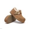 Fashion platform buckle women's new velvet warm snow boots cotton shoes winter fluffy shoes Doudou shoes