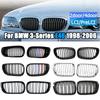 For BMW 3 Series E46 1998-2006 Gloss/Matte Black M-Color Car Front Kidney Grill Grille Racing Grills Grille Auto Grilles