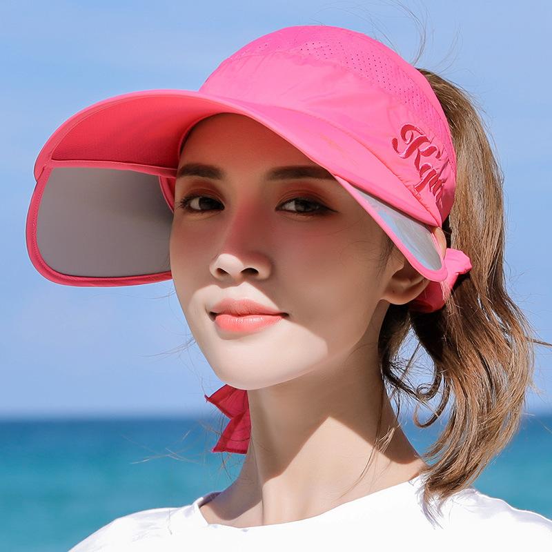 Cappelli da sole da spiaggia retrattili estivi per le donne acquista in  modo economico — spedizione gratuita, recensioni reali con foto — Joom
